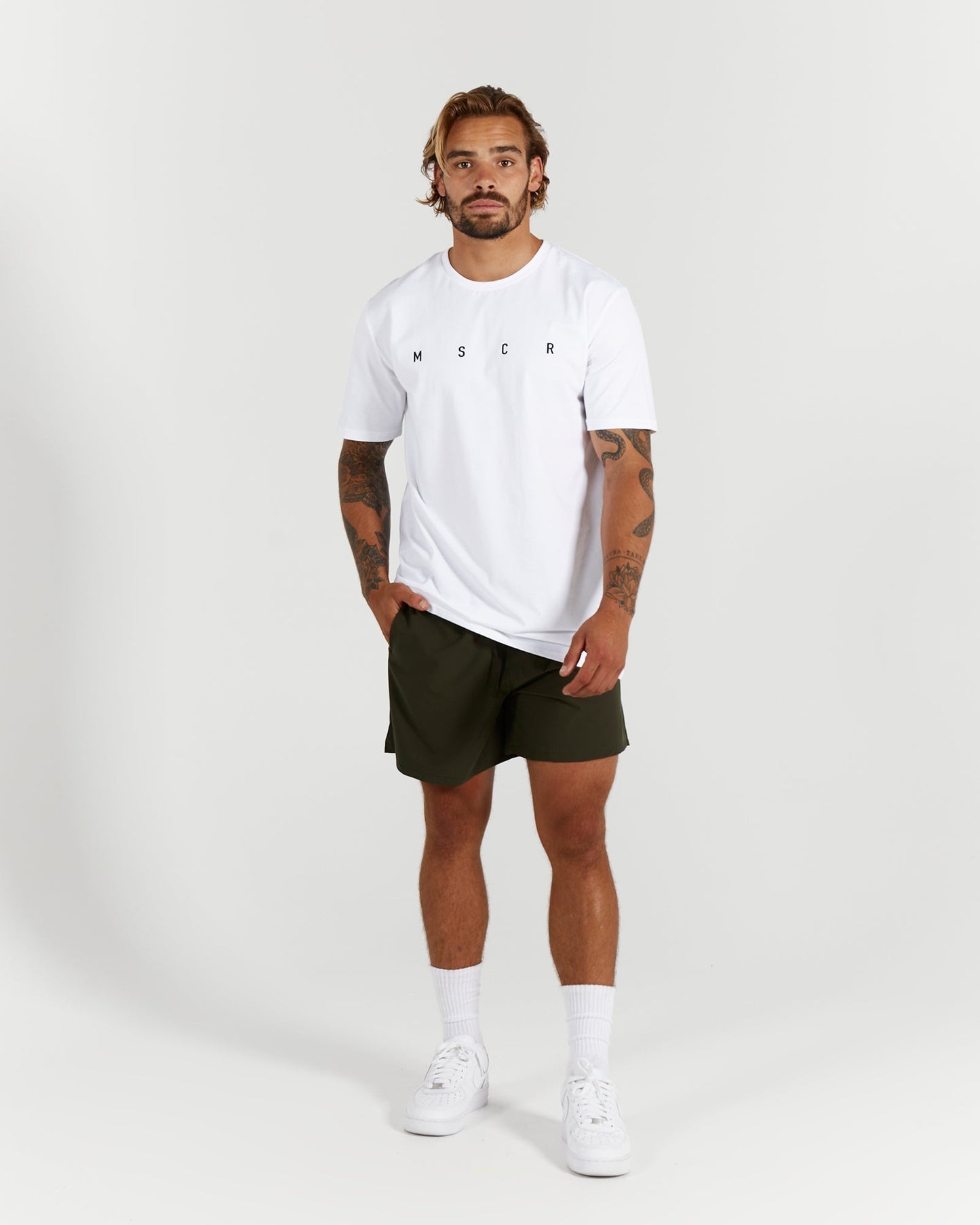 COMPOUND SHORTS 5" - ARMY GREEN