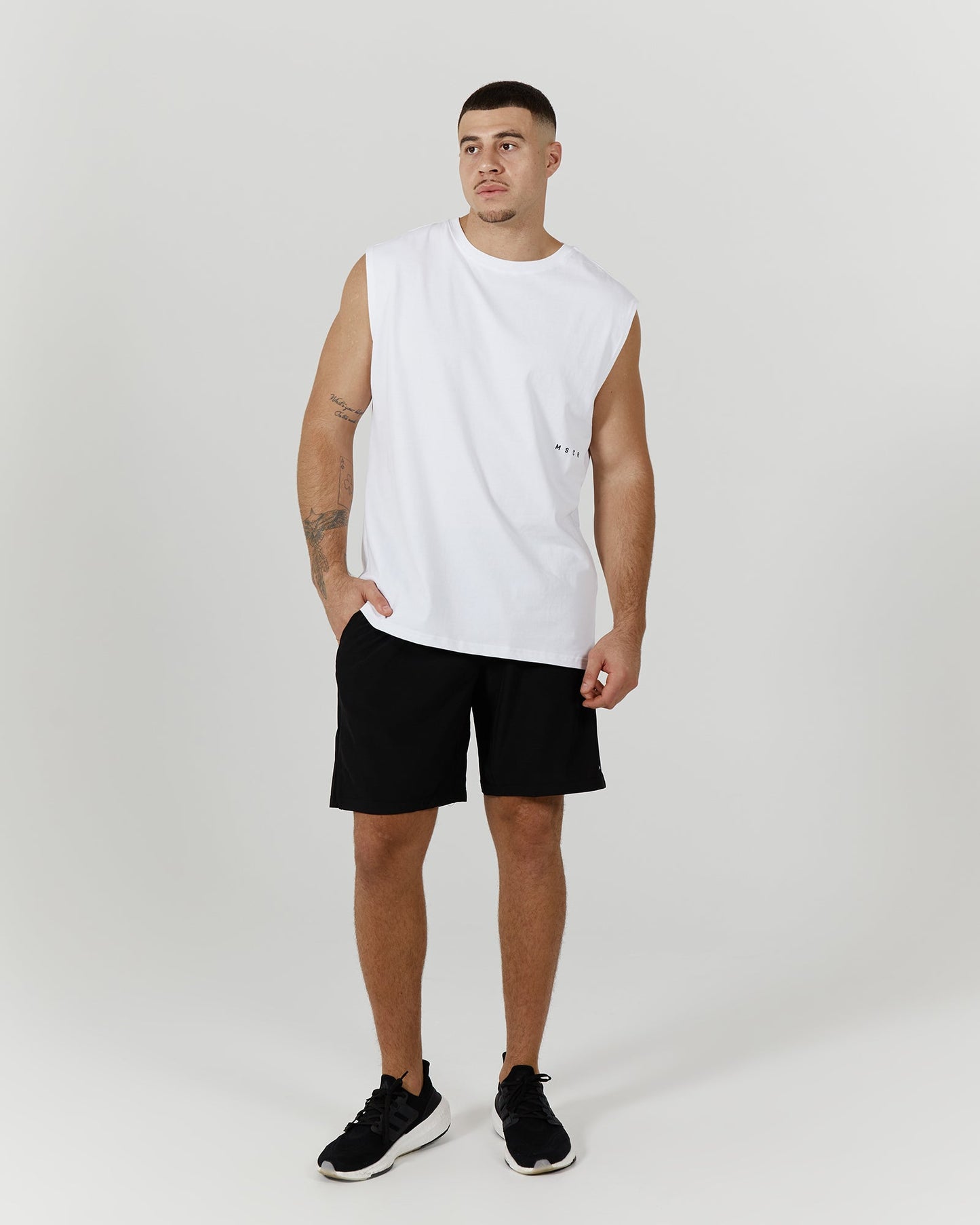 LIGHTWEIGHT OVERSIZED TANK - WHITE