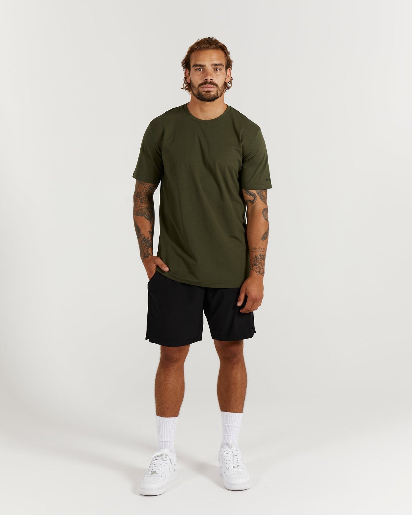 SYDNEY PITCH TEE - KHAKI GREEN